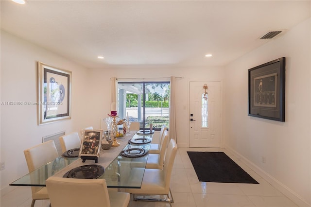 2841 NW 9th Ave, Wilton Manors, FL 33311 - dining room featuring recessed lighting and tile patterned flooring