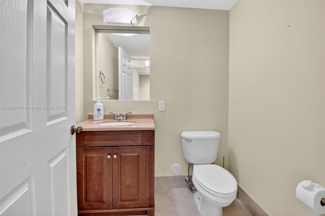 5938 Crystal Shores Dr Unit 103, Boynton Beach, FL 33437 - half bath with vanity and tile patterned floors
