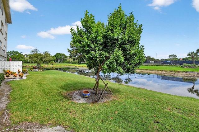 5938 Crystal Shores Dr Unit 103, Boynton Beach, FL 33437 - view of grassy yard featuring a water view