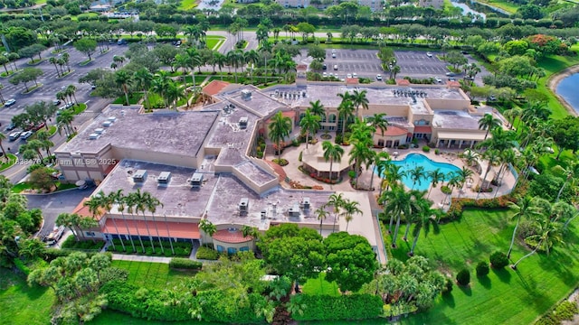 5938 Crystal Shores Dr Unit 103, Boynton Beach, FL 33437 - aerial view of property and surrounding area with a pool