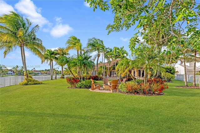 1504 NW 182nd Ave, Pembroke Pines, FL 33029 - view of yard featuring a water view