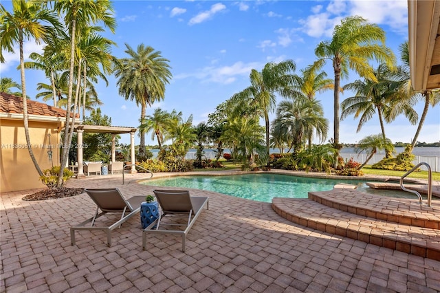 1504 NW 182nd Ave, Pembroke Pines, FL 33029 - swimming pool featuring a patio