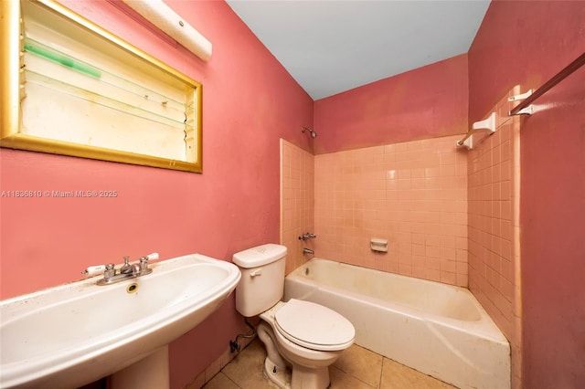 3300 NW 211th St, Miami Gardens, FL 33056 - bathroom with tile patterned floors and washtub / shower combination