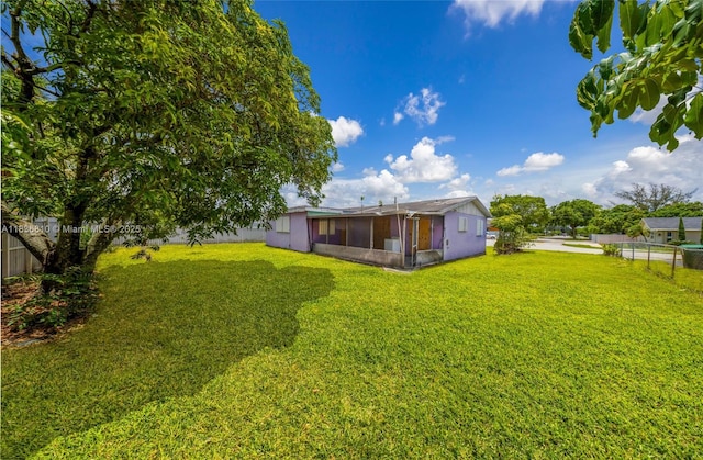3300 NW 211th St, Miami Gardens, FL 33056 - view of yard with a sunroom