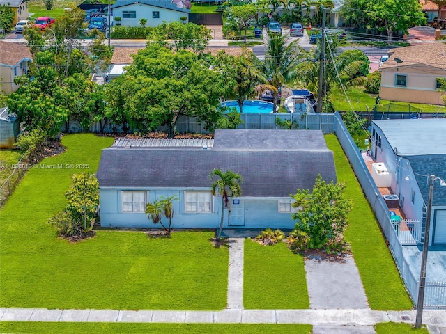3300 NW 211th St, Miami Gardens, FL 33056 - aerial view of property and surrounding area with a pool