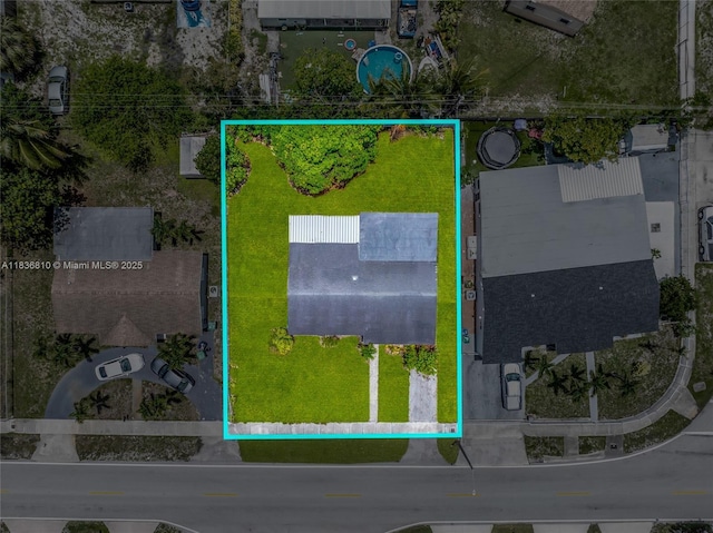3300 NW 211th St, Miami Gardens, FL 33056 - aerial view of property's location with property parcel outlined