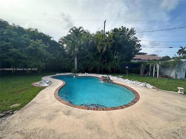 8751 SW 110th St, Miami, FL 33176 - swimming pool featuring a yard and a patio area