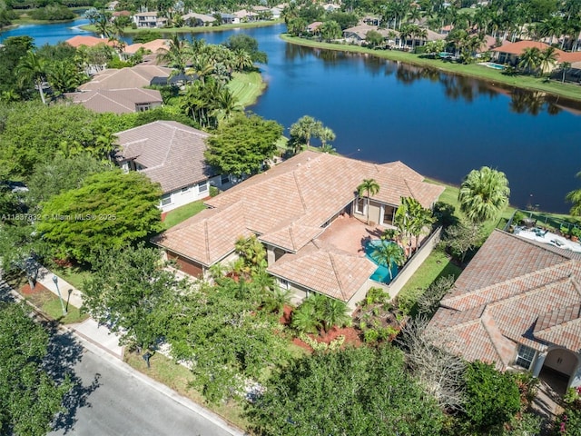 2664 Edgewater Dr, Weston, FL 33332 - aerial perspective of suburban area featuring a nearby body of water