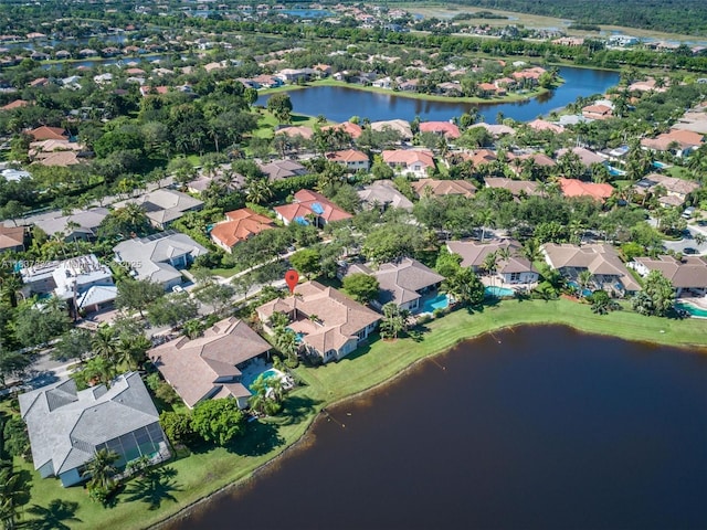 2664 Edgewater Dr, Weston, FL 33332 - aerial view of property and surrounding area with nearby suburban area and a large body of water