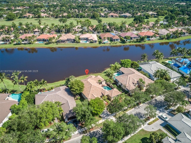 2664 Edgewater Dr, Weston, FL 33332 - aerial view of residential area featuring a nearby body of water