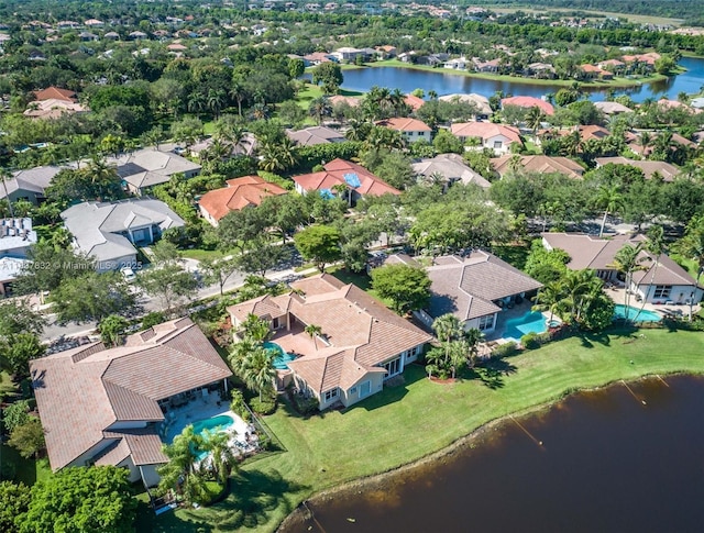 2664 Edgewater Dr, Weston, FL 33332 - aerial view of residential area featuring a large body of water