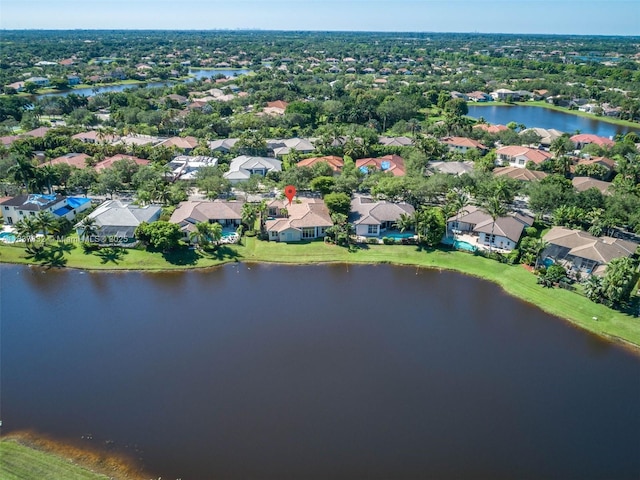 2664 Edgewater Dr, Weston, FL 33332 - aerial perspective of suburban area with a nearby body of water