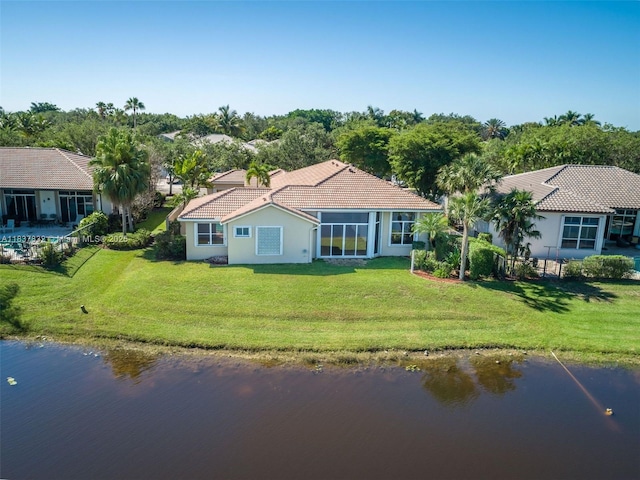 2664 Edgewater Dr, Weston, FL 33332 - aerial view of property and surrounding area with a large body of water