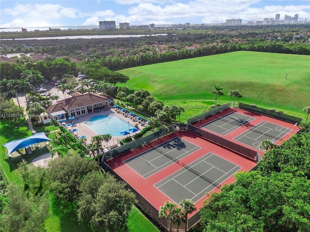 1470 Sweetbay Way, Hollywood, FL 33019 - view of urban area featuring a pool