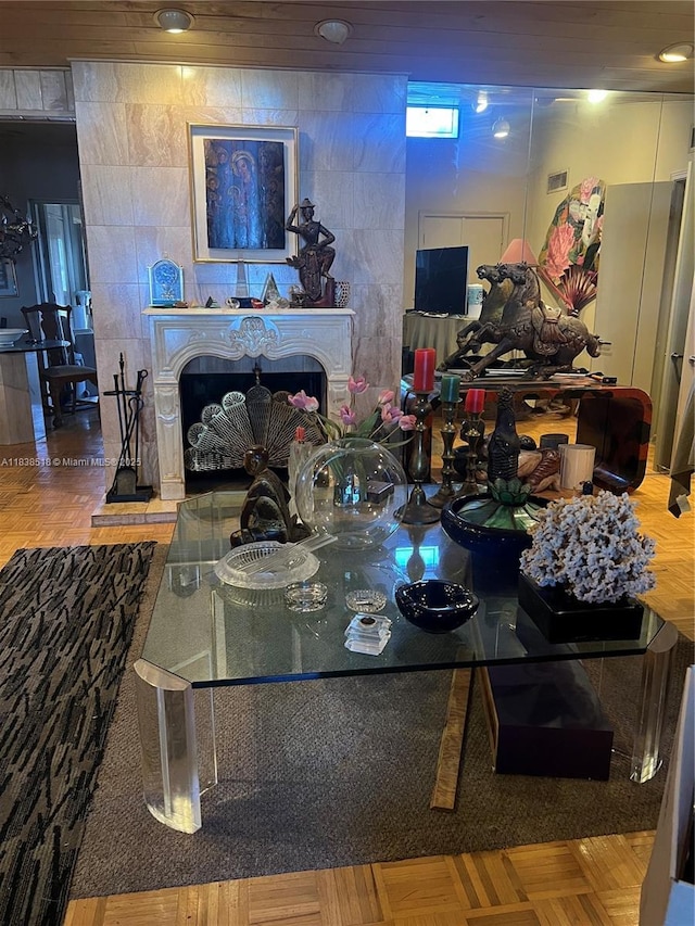 935 SW 72nd Ave, Miami, FL 33144 - living room with a fireplace