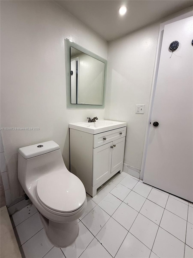 8650 SW 109th Ave Unit 3-112, Miami, FL 33173 - bathroom featuring vanity and recessed lighting
