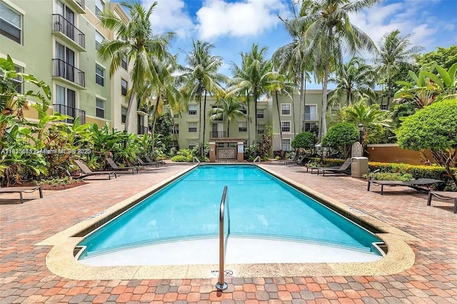 1919 Van Buren St Unit 505A, Hollywood, FL 33020 - community pool featuring a patio area
