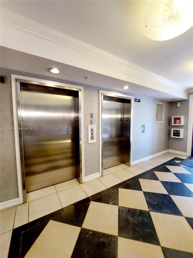 1919 Van Buren St Unit 505A, Hollywood, FL 33020 - lobby featuring crown molding