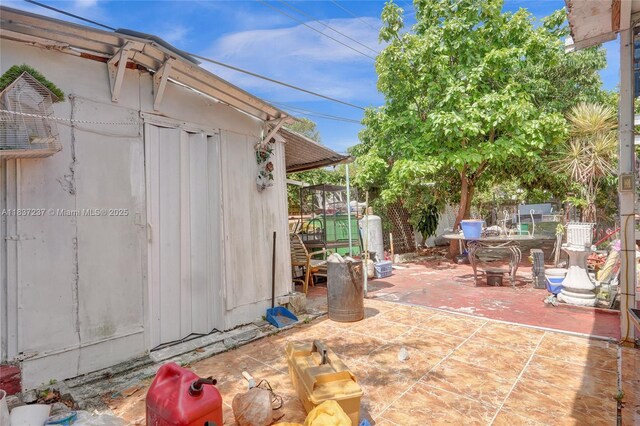 6768 Rose Dr, Miramar, FL 33023 - view of patio / terrace