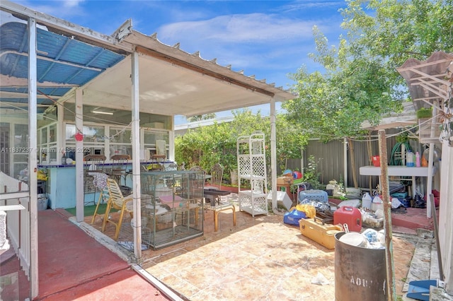 6768 Rose Dr, Miramar, FL 33023 - view of patio