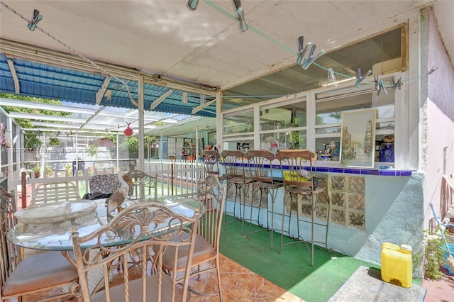 6768 Rose Dr, Miramar, FL 33023 - view of sunroom