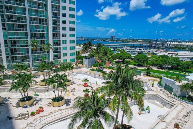 253 NE 2nd St Unit 213, Miami, FL 33132 - view of urban area with a large body of water and a notable bridge