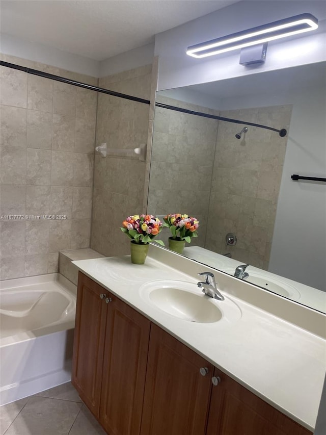 11605 NW 89th St Unit 112, Doral, FL 33178 - bathroom featuring tile patterned flooring and vanity