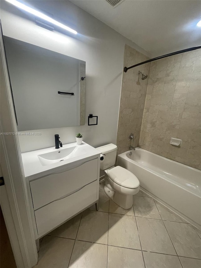 11605 NW 89th St Unit 112, Doral, FL 33178 - bathroom with vanity, tile patterned flooring, and shower / bathtub combination