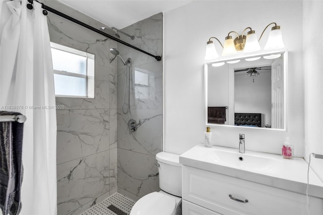 2761 SW 33rd Ct, Miami, FL 33133 - bathroom with vanity and a marble finish shower