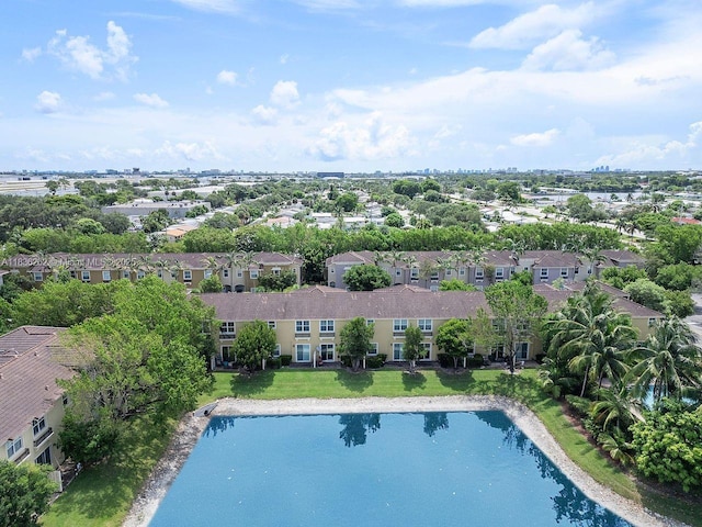 2851 W Prospect Rd Unit 1306, Tamarac, FL 33309 - drone / aerial view of a pool area