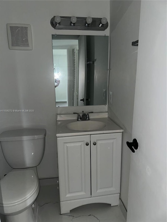 8897 Fontainebleau Blvd Unit 208, Miami, FL 33172 - bathroom featuring vanity and marble look tile flooring