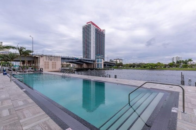 4010 S Ocean Dr Unit T3501, Hollywood, FL 33019 - community pool featuring a water view