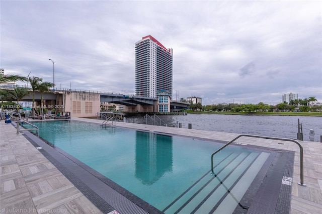 4010 S Ocean Dr Unit R409, Hollywood, FL 33019 - community pool featuring a water view