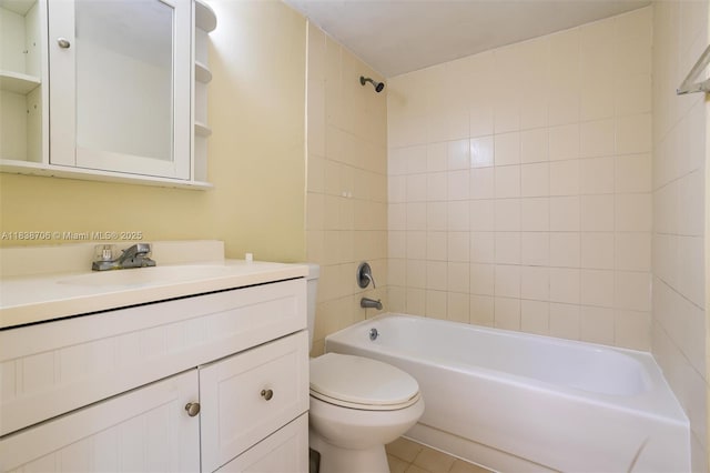 5808 W 26th Ave Unit 211, Hialeah, FL 33016 - full bath with vanity, shower / bath combination, and tile patterned floors