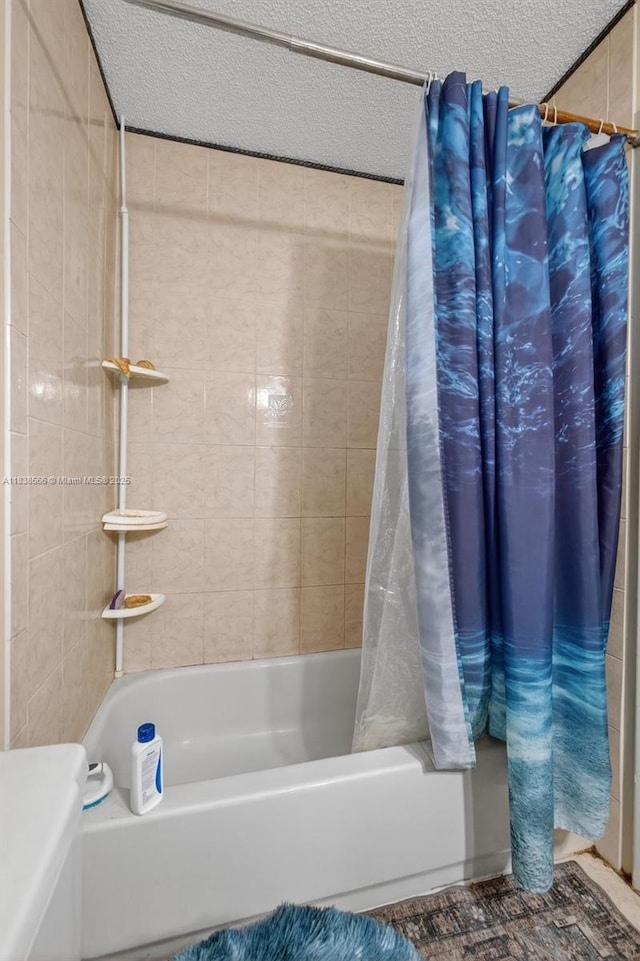 1600 Granfern Ave, West Palm Beach, FL 33415 - bathroom with shower / bath combination with curtain
