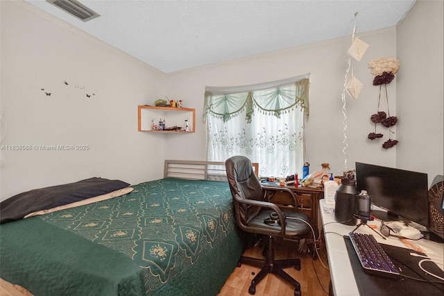 1600 Granfern Ave, West Palm Beach, FL 33415 - bedroom with wood finished floors and an office area