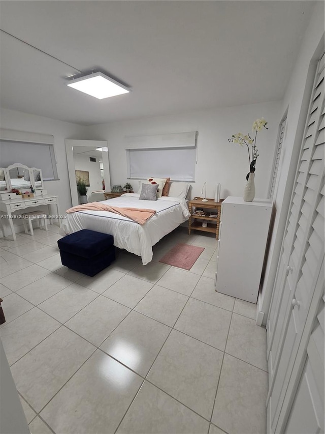 620 NE 12th Ave Unit 101, Hallandale Beach, FL 33009 - bedroom featuring light tile patterned floors