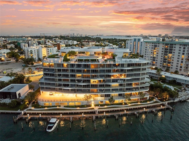 1135 103rd St Unit 702, Bay Harbor Islands, FL 33154 - city view featuring a large body of water