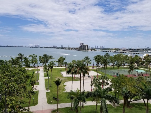 488 NE 18th St Unit 509, Miami, FL 33132 - water view featuring city skyline