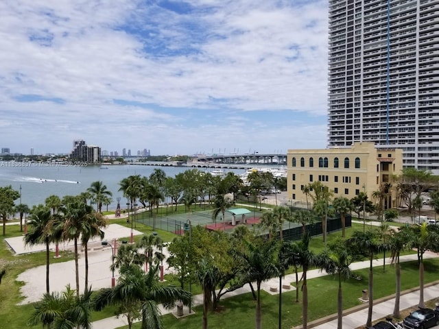 488 NE 18th St Unit 509, Miami, FL 33132 - water view with nearby urban area