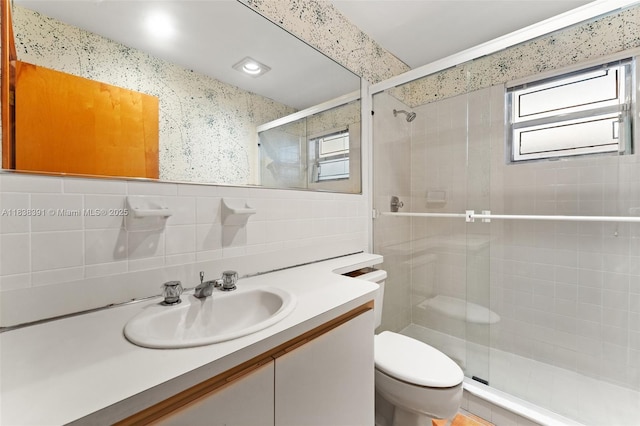 2794 SW 22nd Ave, Miami, FL 33133 - bathroom with healthy amount of natural light, a stall shower, and vanity