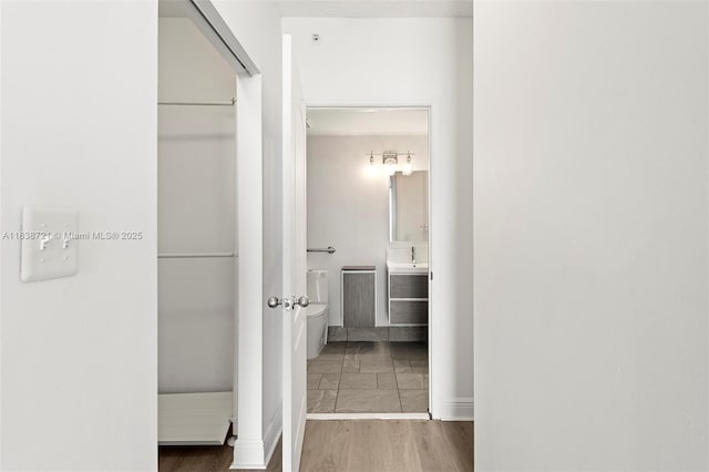 5077 NW 7th St Unit Ph15, Miami, FL 33126 - corridor with a sink