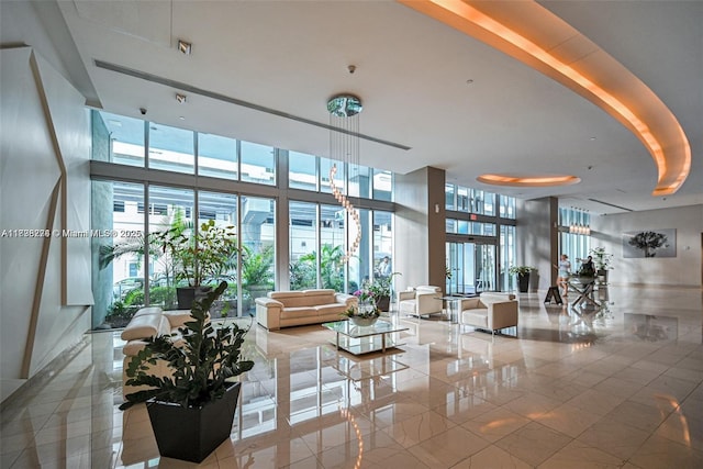 1111 SW 1st Ave Unit 2823-N, Miami, FL 33130 - lobby featuring a towering ceiling
