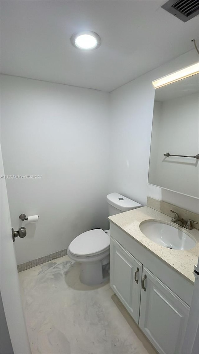 200 172nd St Unit 420, Sunny Isles Beach, FL 33160 - bathroom featuring marble look tiles and vanity