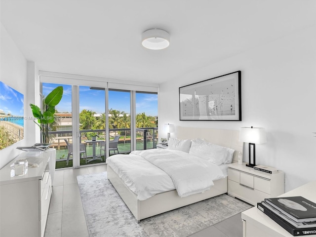 9940 W Bay Harbor Dr Unit 3G-S, Bay Harbor Islands, FL 33154 - bedroom featuring light tile patterned floors
