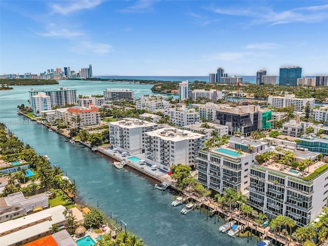 9940 W Bay Harbor Dr Unit 3G-S, Bay Harbor Islands, FL 33154 - view of urban area with a nearby body of water