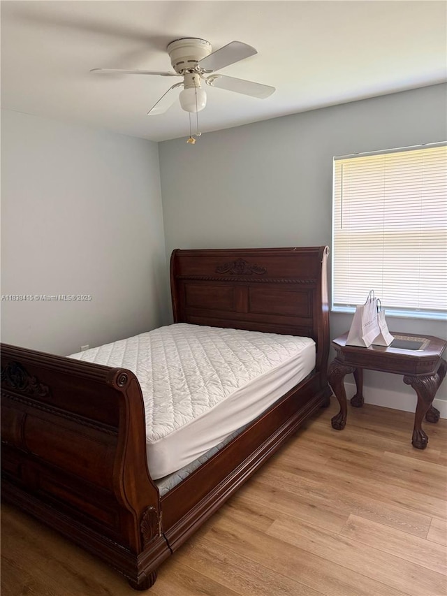 1111 NW 173rd Ave, Pembroke Pines, FL 33029 - bedroom featuring light wood-style floors and ceiling fan