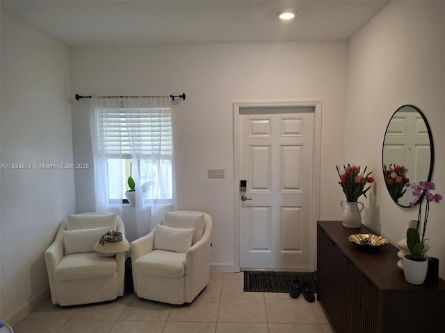 5990 Mustang Mnr, Davie, FL 33314 - entrance foyer featuring light tile patterned floors and recessed lighting