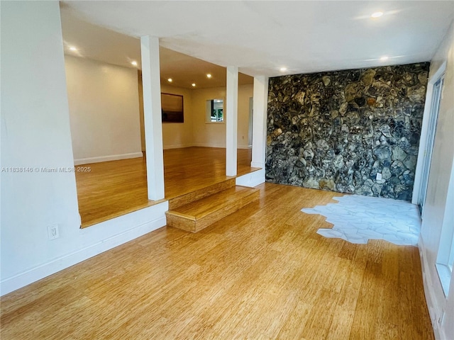 1930 NE 178th St, North Miami Beach, FL 33162 - spare room featuring wood finished floors and recessed lighting