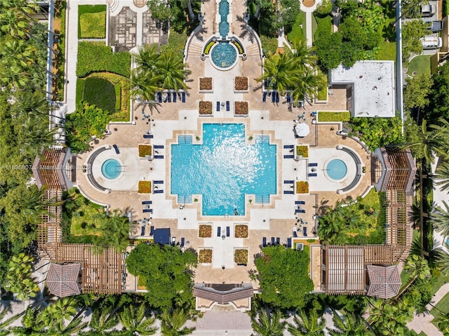 2000 Island Blvd Unit 2409, Aventura, FL 33160 - bird's eye view of a pool area